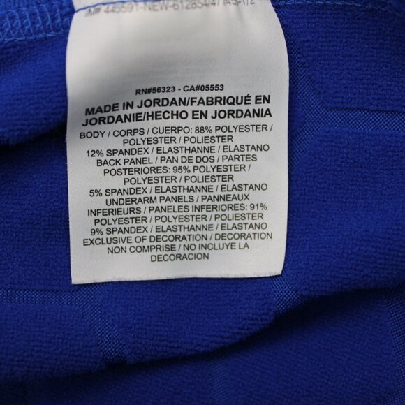 Nike Pro Sweatshirt Mens Large Blue Hyperwarm 1/4 Zip Mock Neck L/S Pullover - Picture 10 of 15